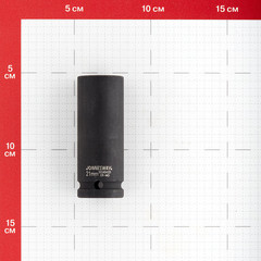 Головка торцевая ударная Jonnesway 1/2 для пневмоинструмента 21 мм глубокая (S03AD4121) - фото 2
