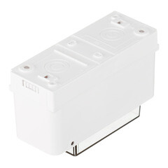 Щит распределительный навесной Systeme Electric City9 пластиковый IP40 140х55х85 мм 2 модуля прозрачная дверь белый - фото 2