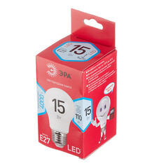 Лампа светодиодная Эра E27 4000К 15 Вт 1200 Лм 220-240 В груша А60 матовая - фото 4