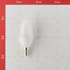 Лампа светодиодная Эра E14 2700К 8 Вт 640 Лм 220-240 В свеча матовая - фото 3