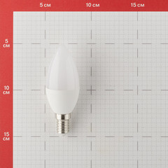 Лампа светодиодная Эра E14 4000К 8 Вт 640 Лм 220-240 В свеча матовая - фото 2