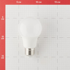 Лампа светодиодная Эра E27 2700К 11 Вт 880 Лм 220-240 В груша А60 матовая - фото 3