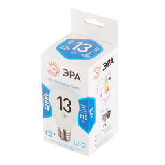 Лампа светодиодная Эра E27 4000К 13 Вт 1040 Лм 220-240 В груша А60 матовая - фото 2