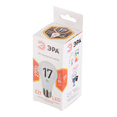 Лампа светодиодная Эра E27 2700К 17 Вт 1360 Лм 220-240 В груша А60 матовая - фото 4