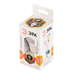 Лампа светодиодная Эра E27 2700К 9 Вт 720 Лм 220-240 В груша А60 матовая - фото 4