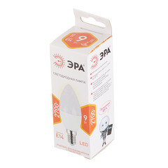 Лампа светодиодная Эра E14 2700К 9 Вт 720 Лм 220-240 В свеча матовая - фото 4