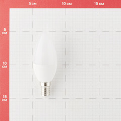 Лампа светодиодная Эра E14 4000К 9 Вт 720 Лм 220-240 В свеча матовая - фото 2
