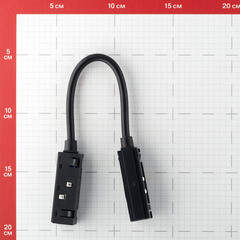 Коннектор для магнитного шинопровода гибкий Эра Nova черный (Б0054796/47776/7790) - фото 5