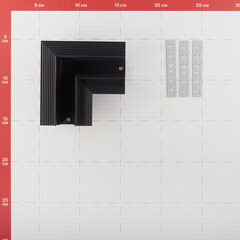 Коннектор для магнитного шинопровода L-образный Эра Nova черный (Б0054782) - фото 5