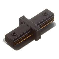 Изображение товара Коннектор для однофазного шинопровода прямой Эра TR-1PA черный (Б0054464)