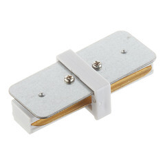 Коннектор для однофазного шинопровода прямой Эра TR-1PA белый (Б0054463) - фото 2