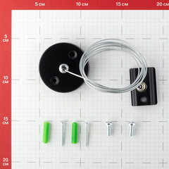 Подвес для однофазного шинопровода Эра TR-1PA 1,5 м черный (Б0054480) - фото 3