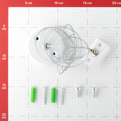 Подвес для однофазного шинопровода Эра TR-1PA 1,5 м белый (Б0054479) - фото 3