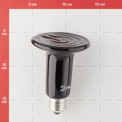 Лампа накаливания для брудера и террариума Эра E27 150 Вт 220 В матовая - фото 2
