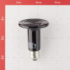 Лампа накаливания для брудера и террариума Эра E27 100 Вт 220 В матовая - фото 2