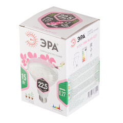 Фитолампа для растений Эра E27 6500К 15 Вт 1440 Лм 130-270 В прозрачная - фото 3