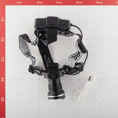 Фонарь налобный Эра светодиодный 1 LED 5 Вт аккумуляторный Li-Ion пластик/алюминий 3 режима (Б0039626) - фото 2