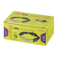 Фонарь налобный Эра светодиодный 14 LED 5 Вт аккумуляторный Li-Ion пластик 3 режима (Б0054033) - фото 3