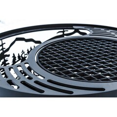 Решетка-гриль для чаши 1000 мм с чугунной вставкой - фото 4