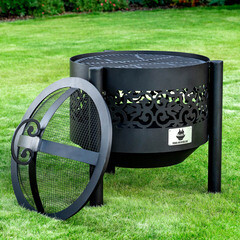 Чаша костровая Ажурная 500 мм коническое дно 3 ножки - фото 3