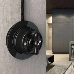 Рамка Werkel Favorit Runda одноместная черная (a051634) - фото 2