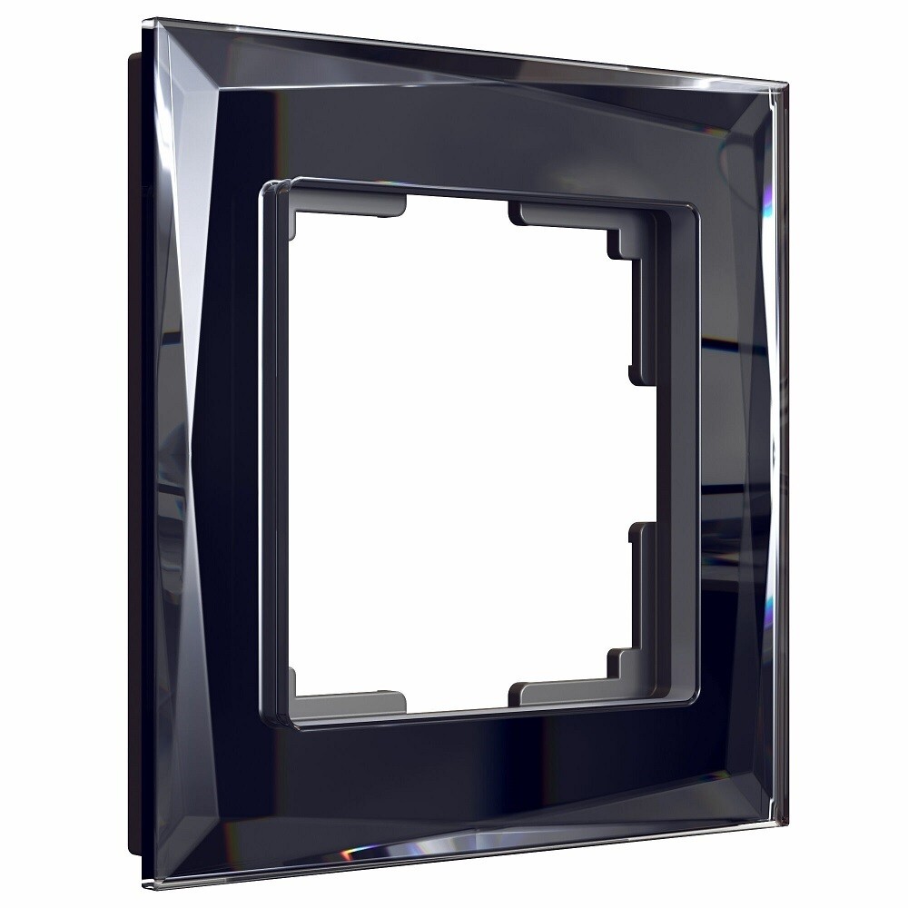 Изображение товара Рамка Werkel Diamant одноместная черная (a051444)