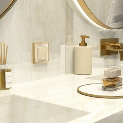 Рамка Werkel Baguette одноместная айвори/латунь (a060233) - фото 5