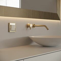 Рамка Werkel Baguette одноместная айвори/латунь (a060233) - фото 2