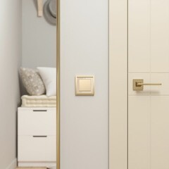 Рамка Werkel Baguette одноместная айвори/латунь (a060233) - фото 4