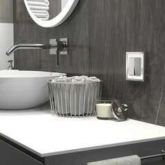 Рамка Werkel Baguette одноместная белая/серебро (a060227) - фото 4