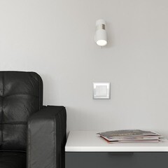 Рамка Werkel Baguette одноместная белая/серебро (a060227) - фото 2