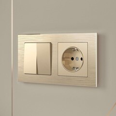 Рамка Werkel Aluminium двухместная шампань (a052313) - фото 5