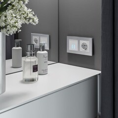 Рамка Werkel Aluminium двухместная алюминий (a050957) - фото 9