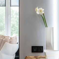 Рамка Werkel Favorit двухместная черная (a051439) - фото 7