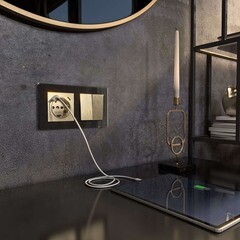 Рамка Werkel Favorit двухместная черная (a051439) - фото 3