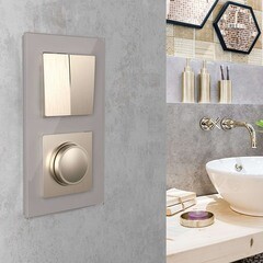 Рамка Werkel Favorit двухместная дымчатая (a050895) - фото 3