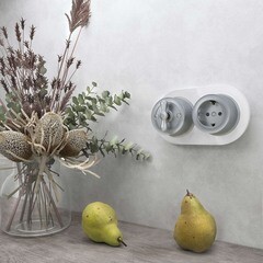 Рамка Werkel Favorit Runda двухместная белая (a051632) - фото 2