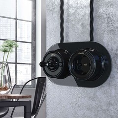 Рамка Werkel Favorit Runda двухместная черная (a051629) - фото 5