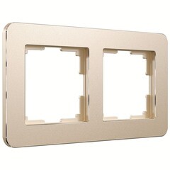 Изображение товара Рамка Werkel Platinum двухместная шампань (a059214)