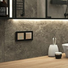 Рамка Werkel Platinum двухместная алюминий черный (a059213) - фото 5