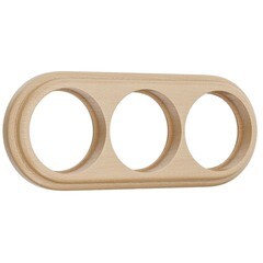 Рамка Werkel Legend трехместная светлый бук (a050994) - фото 1