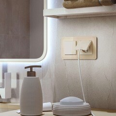 Рамка Werkel Elite двухместная айвори (a057883) - фото 2