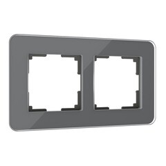 Рамка Werkel Elite двухместная графит (a057879) - фото 1