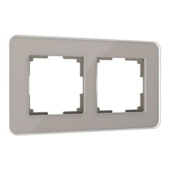 Изображение товара Рамка Werkel Elite двухместная дымчатая (a057875)
