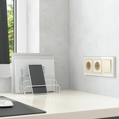 Выключатель Werkel одноклавишный встраиваемый айвори матовый с подсветкой (a059279) - фото 2