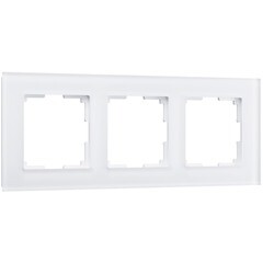 Рамка Werkel Favorit трехместная белая матовая (a051286) - фото 1