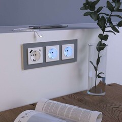 Рамка Werkel Favorit трехместная серая (a050963) - фото 4