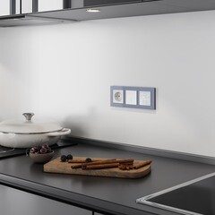 Рамка Werkel Favorit трехместная серая (a050963) - фото 2