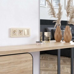 Рамка Werkel Platinum трехместная шампань (a059217) - фото 4