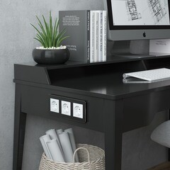 Рамка Werkel Platinum трехместная алюминий черный (a059216) - фото 5